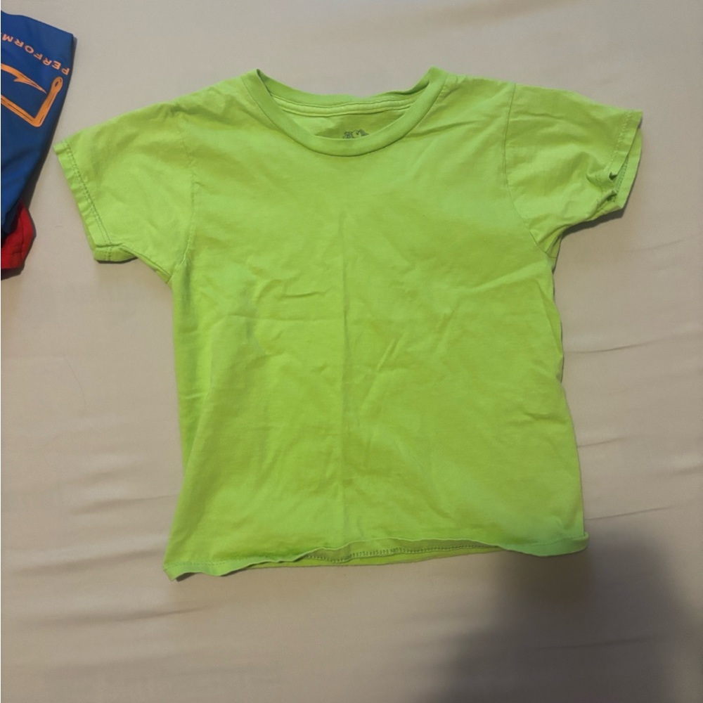 Fruit of the Loom Kids Neon Green Short Sleeve Tee